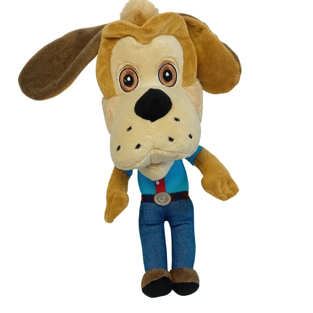 Chuck E Cheese Jasper T Jowls Plushie Stuffed Animal Big Head Dog Kidcore 10"